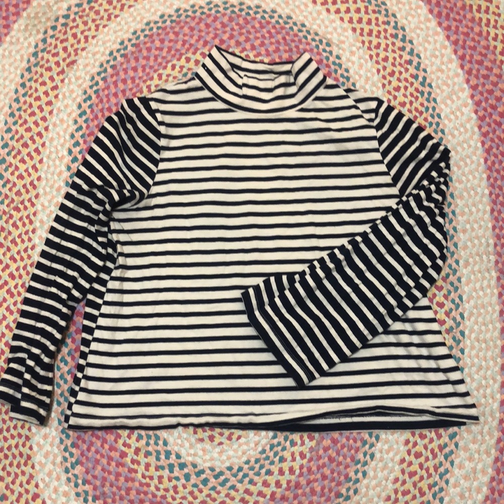 Madewell striped turtleneck